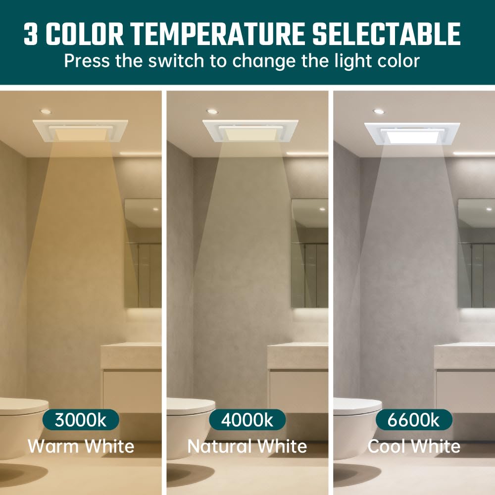 Ventiri 4000K neutral LED provides balanced lighting for everyday use.
