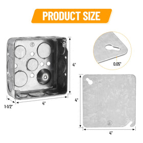Venussar 21 cu in capacity keeps wiring organized inside the box.