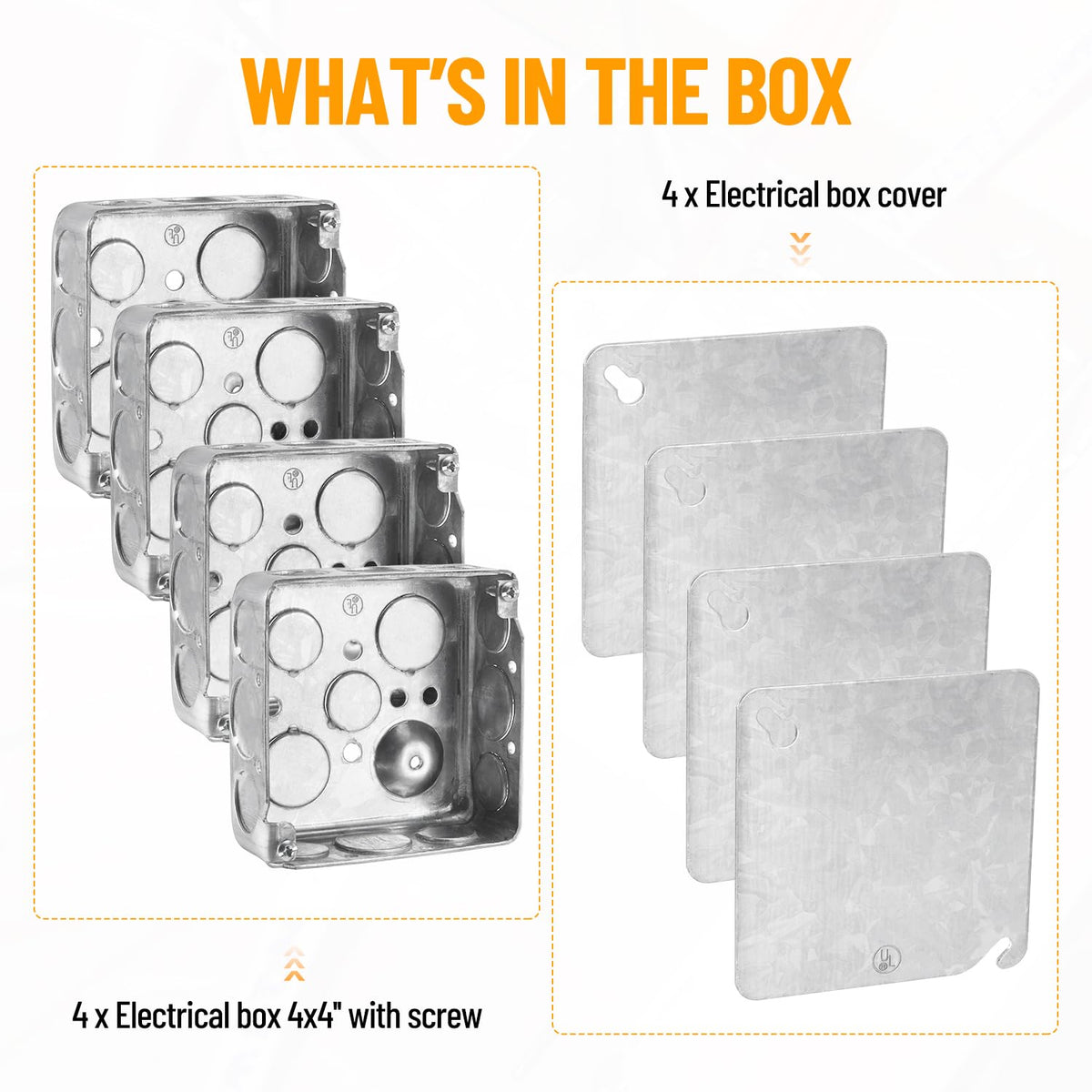 Venussar protective junction box minimizes contact with active wiring.