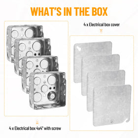 Venussar protective junction box minimizes contact with active wiring.