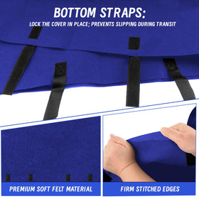 Verdanzia TV protector shields from dust, moisture, and minor impacts.
