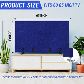 Bottom strap secure feature on Verdanzia TV Cover keeps the TV box stable in transit
