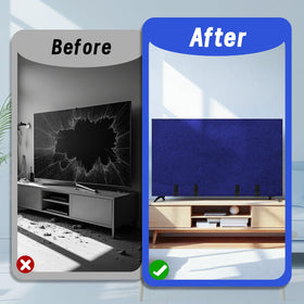Verdanzia universal TV cover fits LED, LCD, and flat screens safely.
