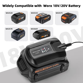 Verful WA3742 charger compact profile fits small workbench spaces