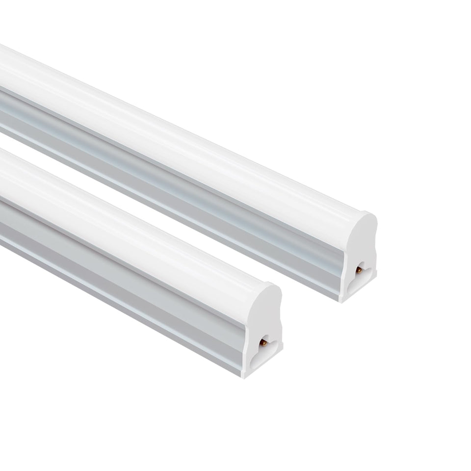 Veriligt 4ft LED shop light two-pack for crisp workshop illumination.