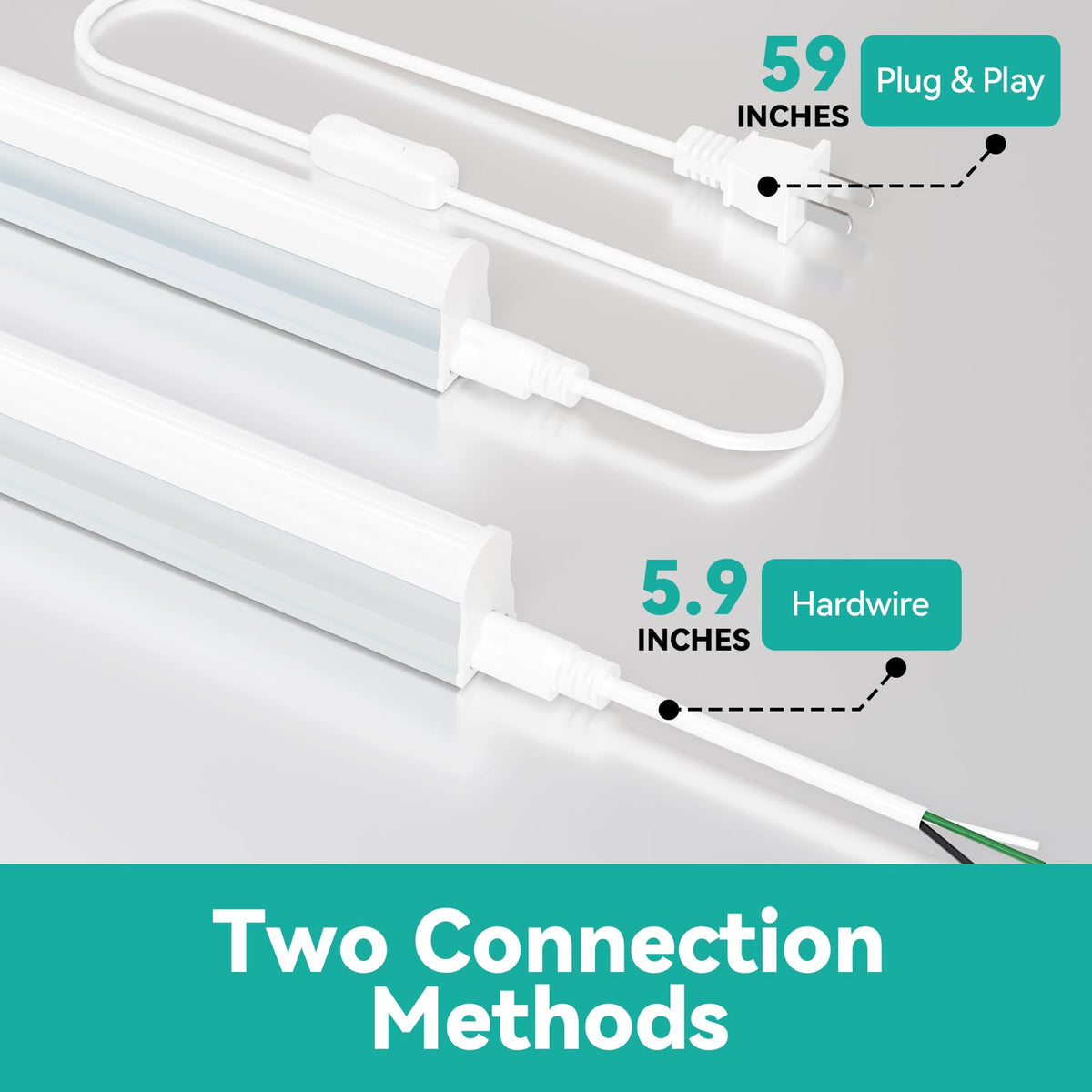 Veriligt 4ft LED shop lights mounting kit included for quick install.