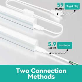 Veriligt 4ft LED shop lights mounting kit included for quick install.