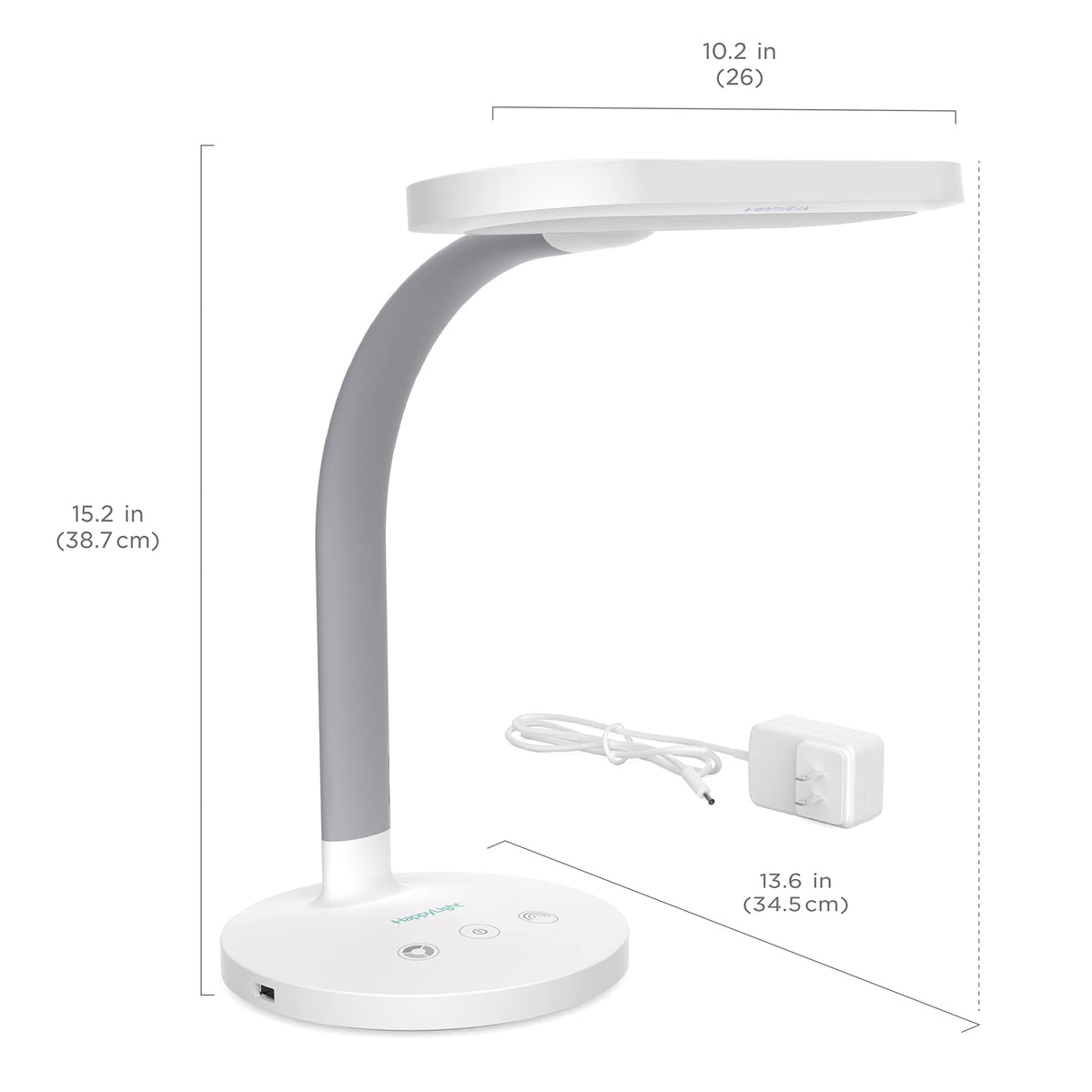 Three color temperatures and seven brightness levels for versatile lighting.