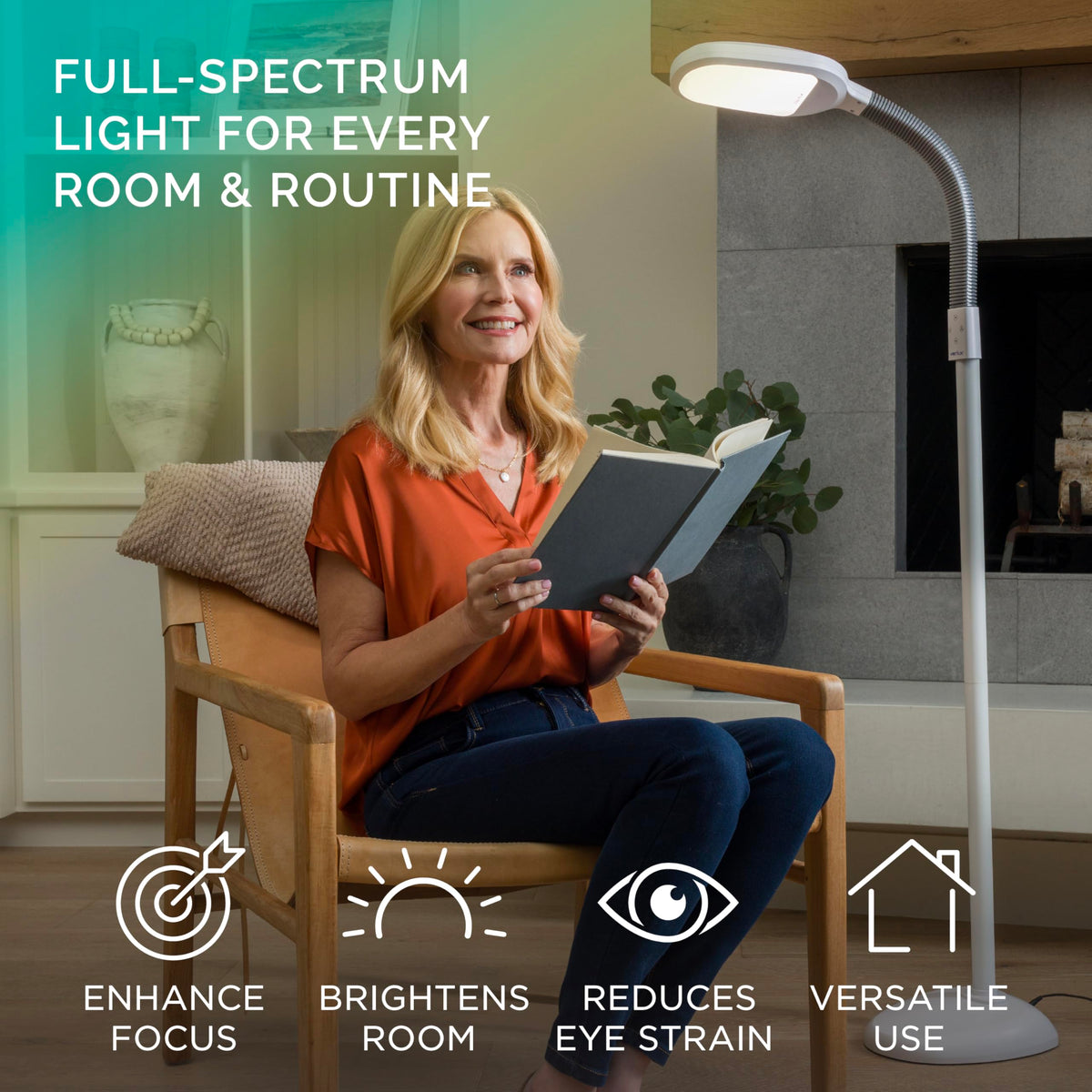 Verilux SmartLight full-spectrum close-up shows true color rendering