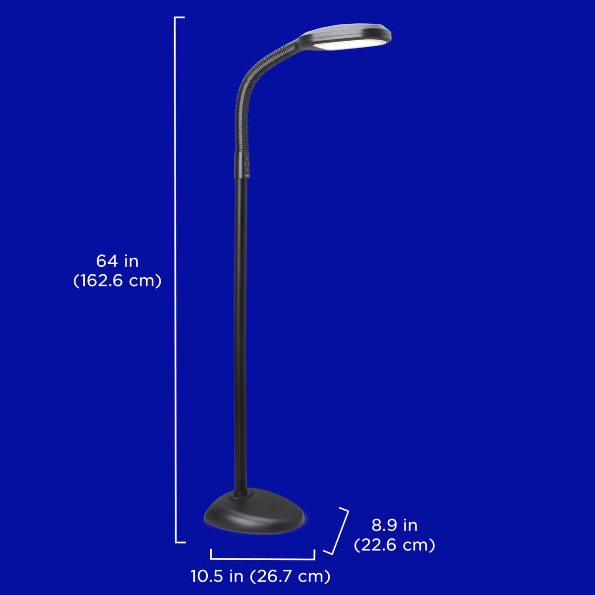 Verilux SmartLight reading scene showing ideal setup for books
