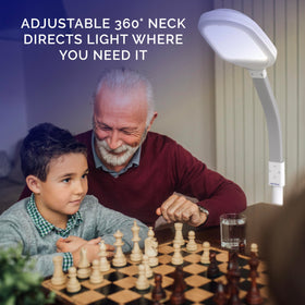 Verilux SmartLight gooseneck is flexible for precise task lighting
