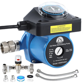 VERIWIS Instant Hot Water Pump Kit showing quick hot water delivery for busy mornings