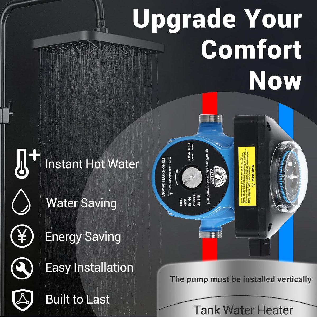 VERIWIS Quiet circulation pump designed for home comfort