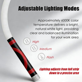 VERNILLA attachable light for tight spaces, easily positioned for inspections.
