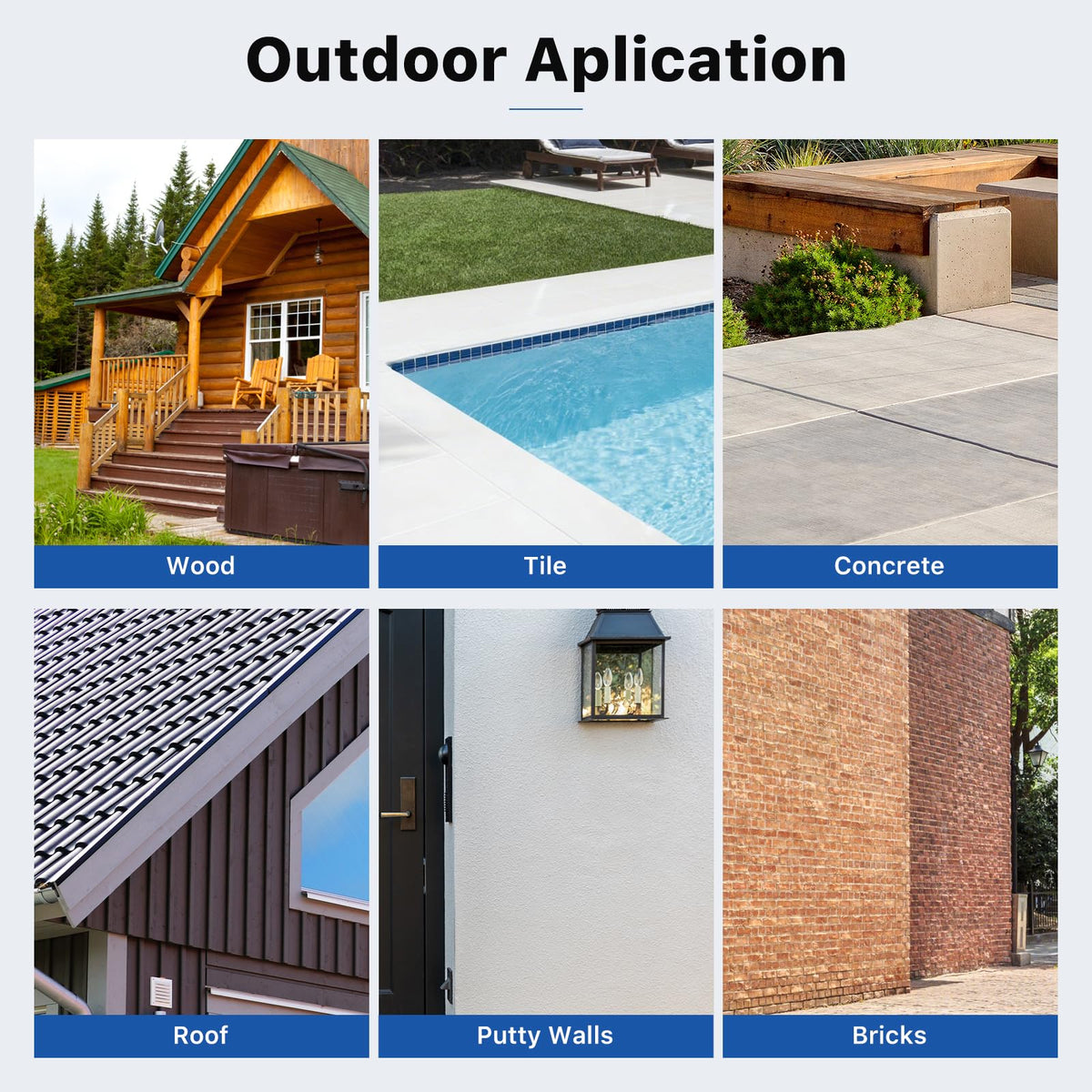 Verny outdoor sealant protecting roof and fence surfaces