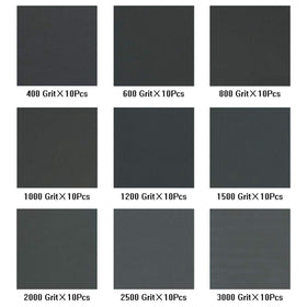 VERONES sandpaper sheets 9x3.6 inches for large surface coverage