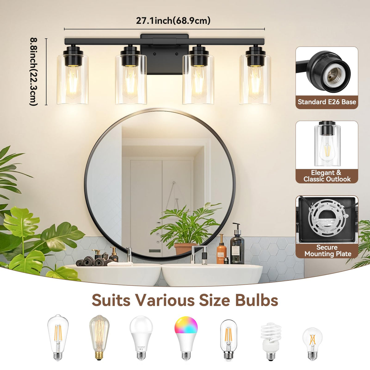 VerRon up or down mounting adapts to ambient or task lighting needs