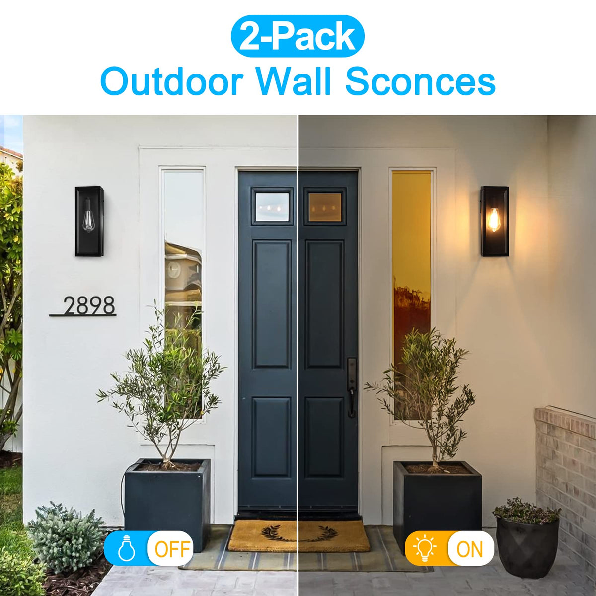 E26 sockets accept LED, CFL, or incandescent bulbs for flexible lighting choices.