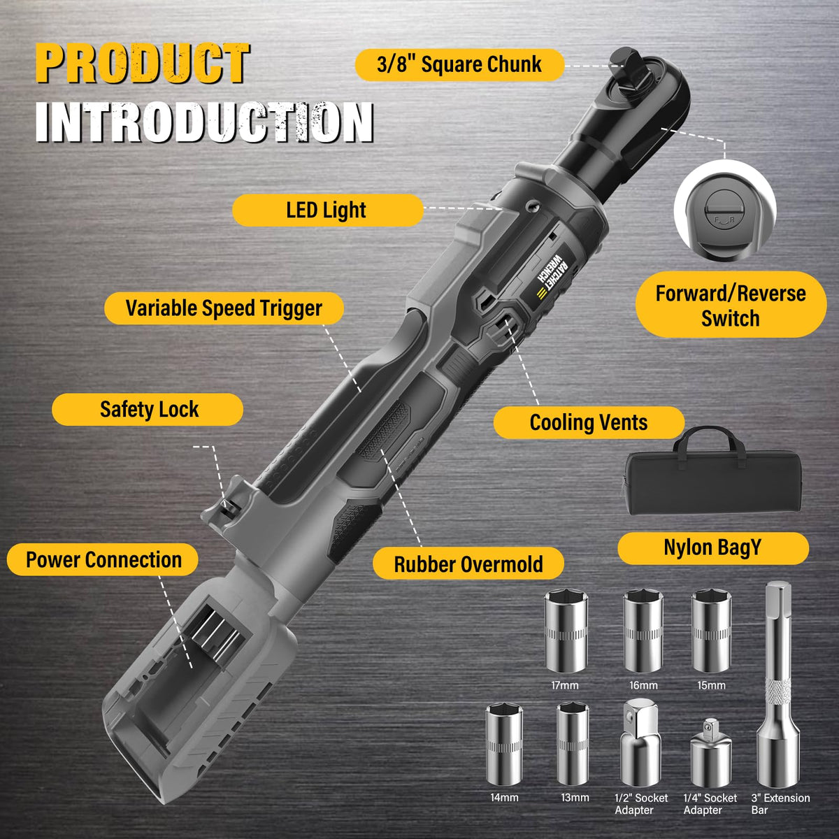 VerveWave 1/2-inch drive adapter expands compatibility with tools