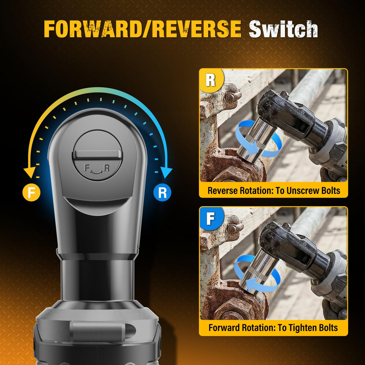VerveWave variable speed up to 500 RPM enables precise control