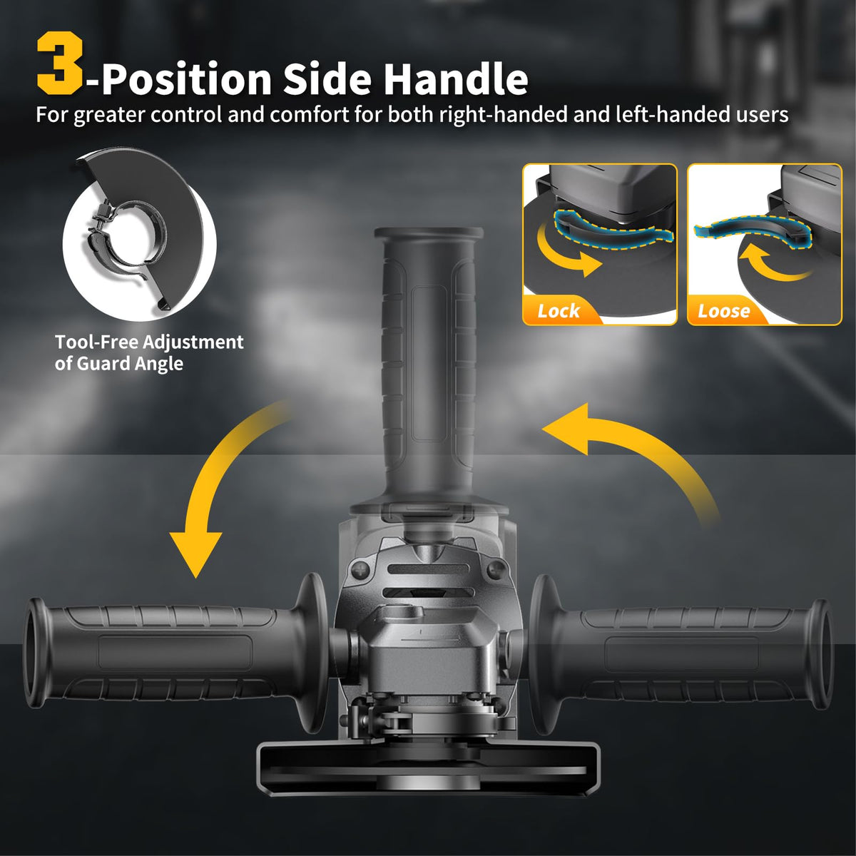 VERVEWAVE spindle lock enabling quick wheel changes.