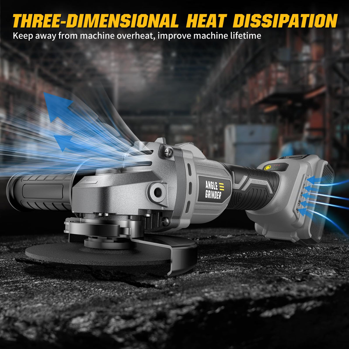 VERVEWAVE three-dimensional venting for cooling and dust protection.