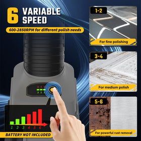 VERVEWAVE dust hood and thick cover minimize debris during work