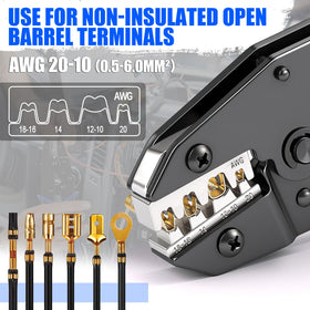 Vesmikit crimping tool precision 40CR jaws for clean, accurate terminal crimps.
