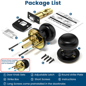 Vesmikit adjustable latch fits standard door thickness.
