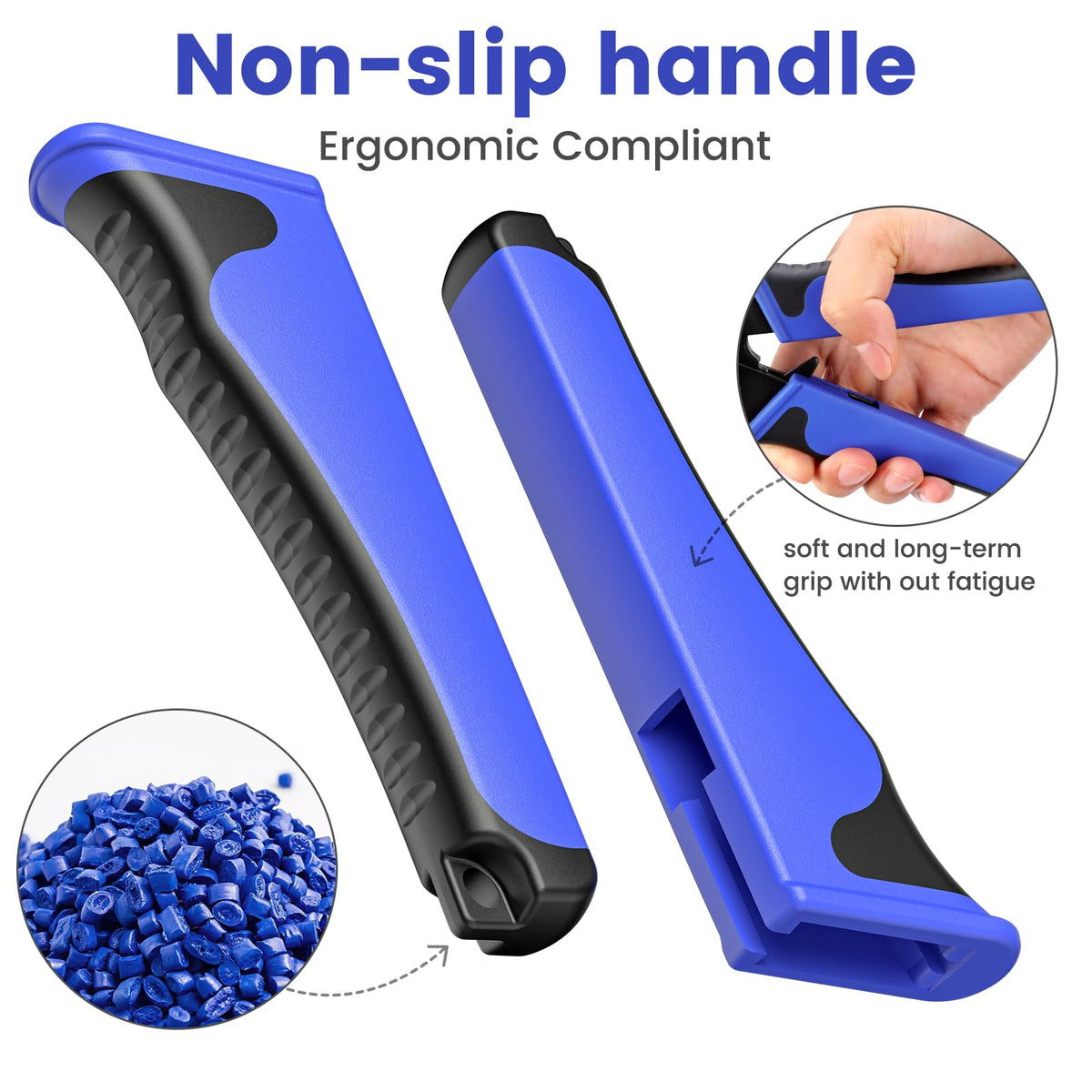 Vesmikit ergonomic-non-slip-handles emphasize comfortable, fatigue-free use during long sessions.