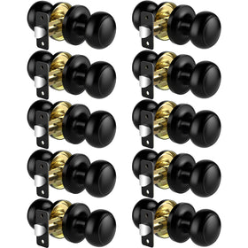 Vesmikit passage knob matte black pack showing rust-resistant interior hardware for high-traffic spaces