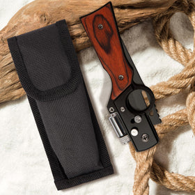 VESON-LON compact EDC knife shown in everyday use scenario.