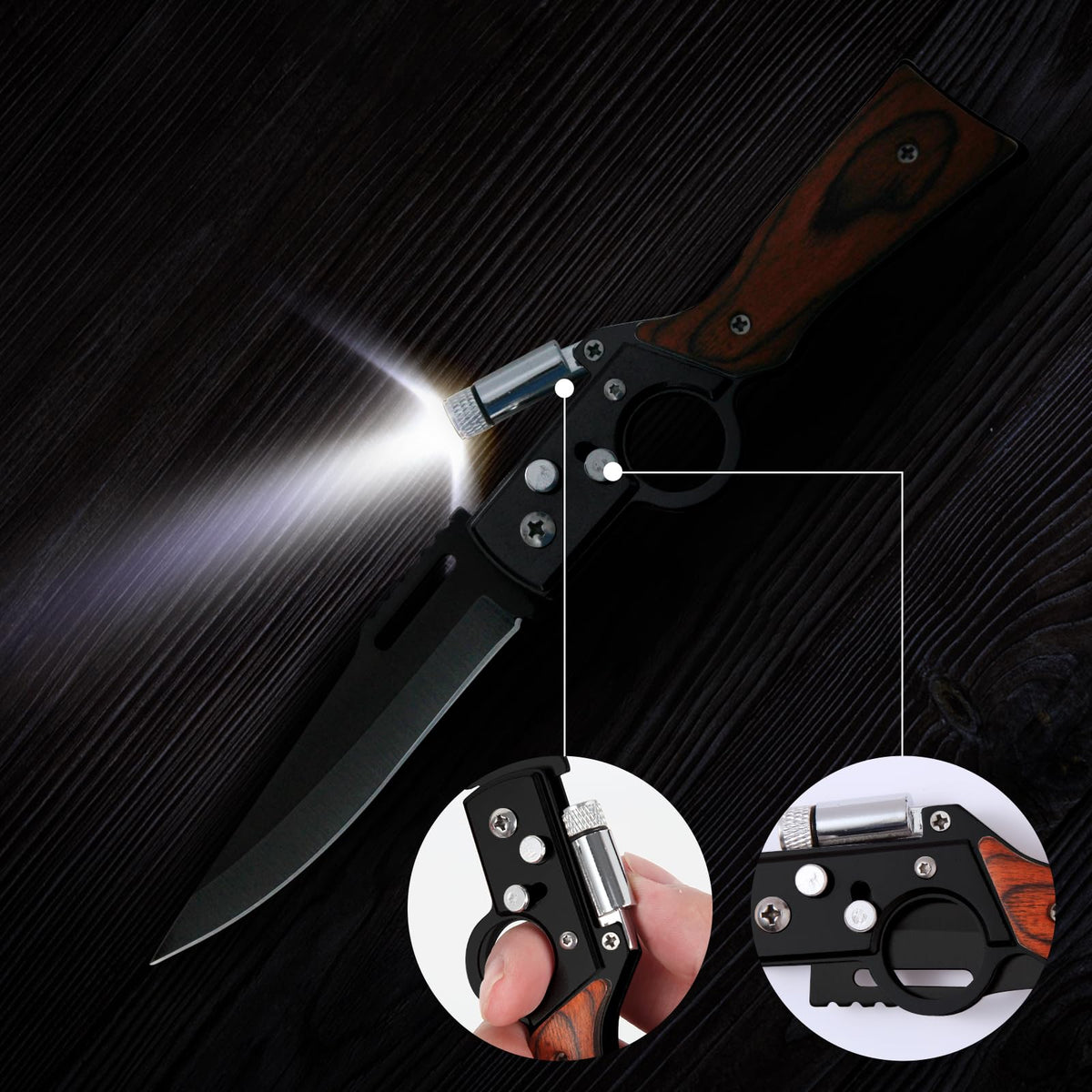 VESON-LON deep-pocket clip close-up, designed for discreet everyday carry.