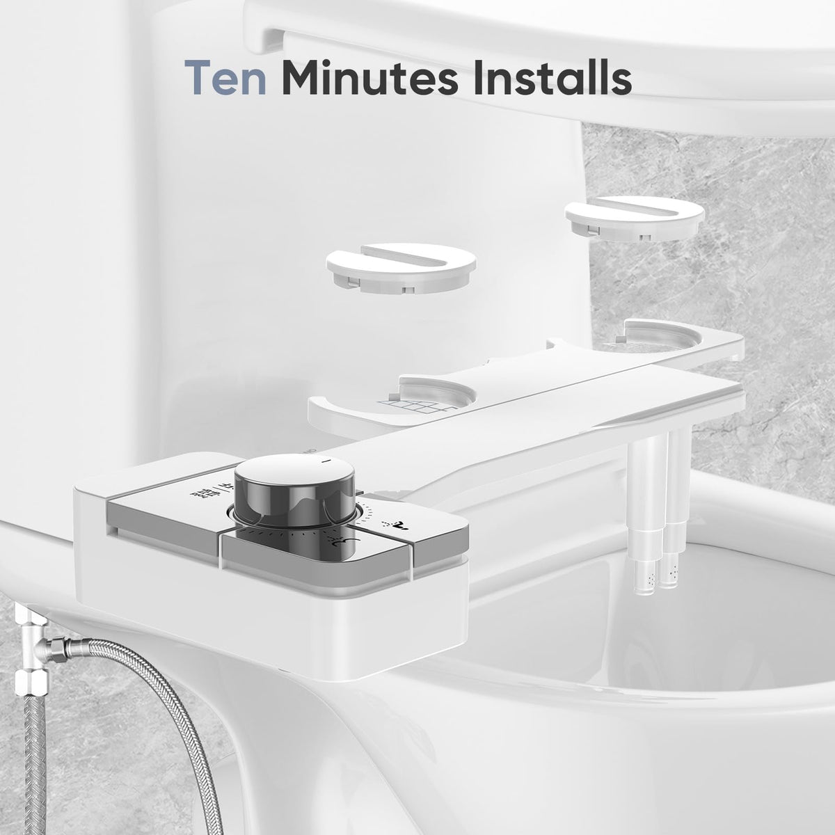 Self-cleaning mechanism helps keep nozzles clean between uses.
