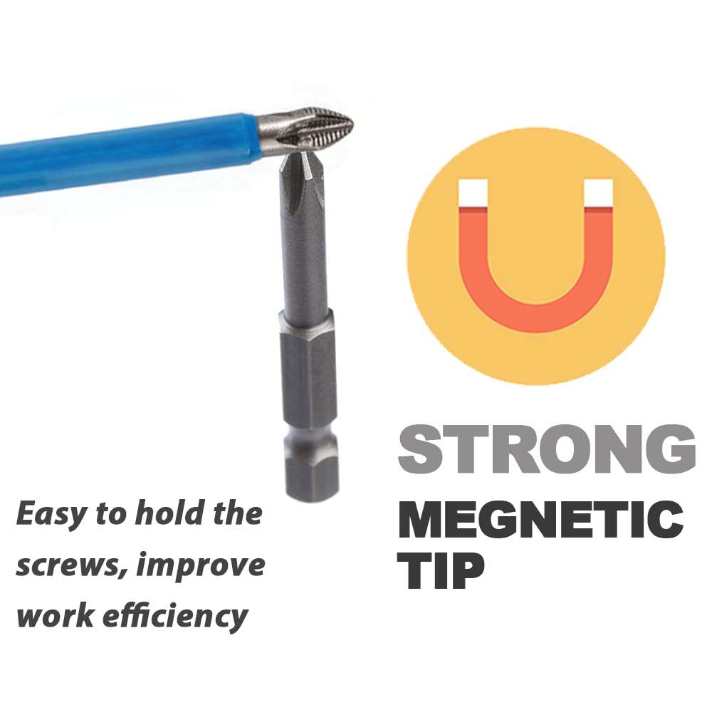 VESTTIO 1/4-inch hex shank fits most power drills.