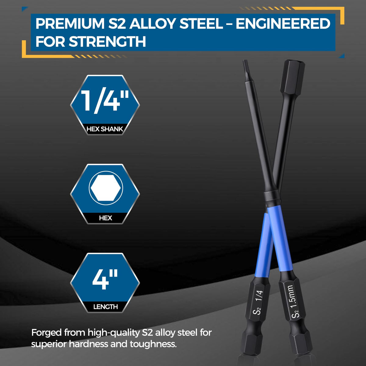 VESTTIO precision-machined magnetic tips improve grip and reduce stripping