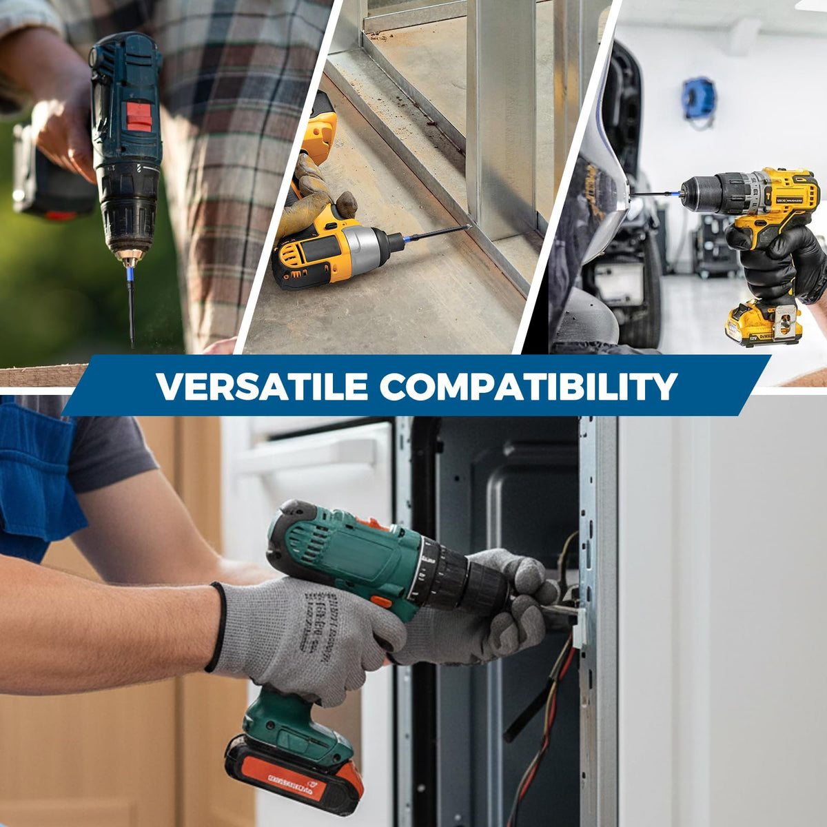 VESTTIO versatile bit set supports furniture, automotive, electronics, and DIY