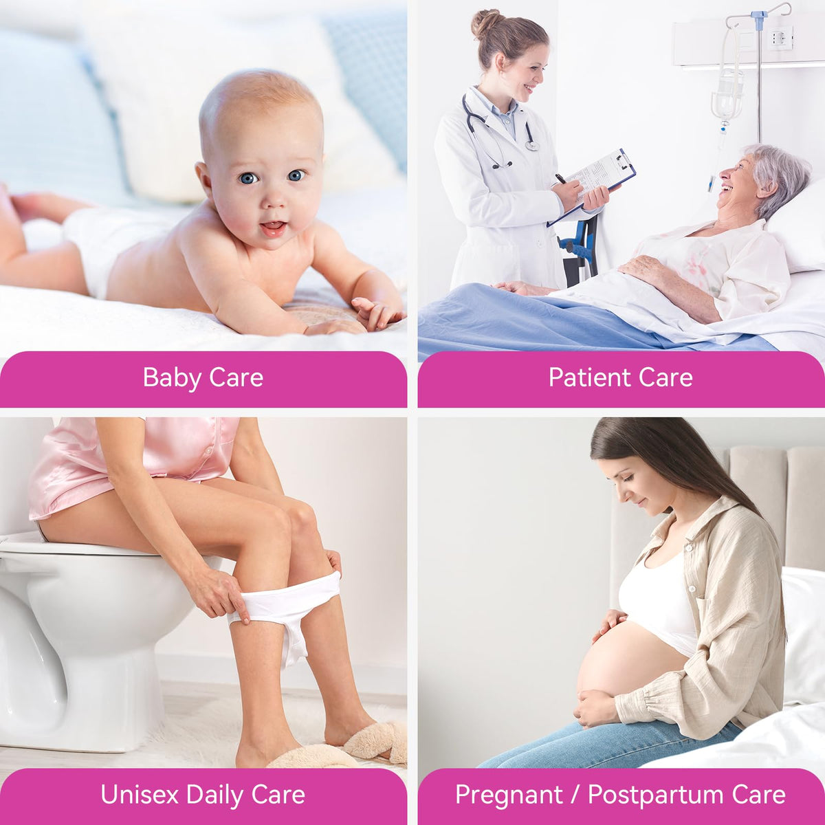 Vetance versatile solution suits baby care and menstrual hygiene.