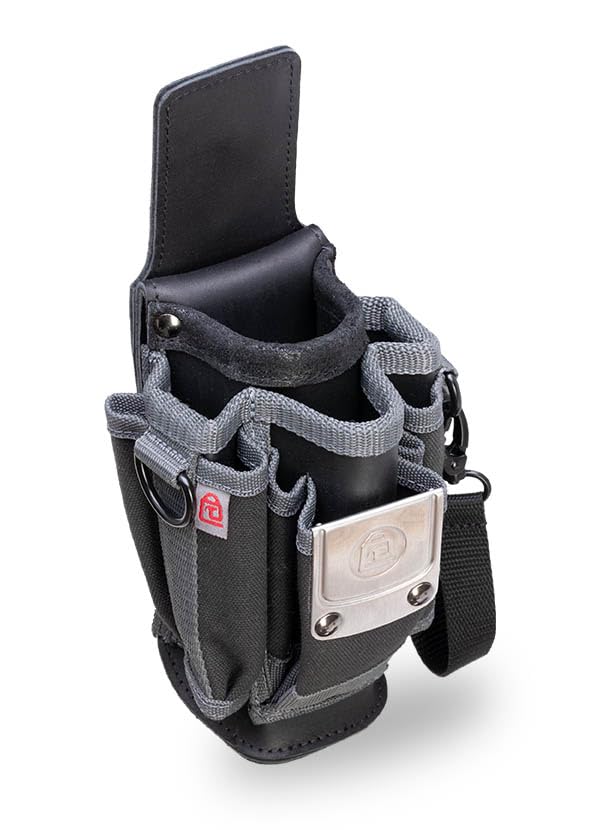 Veto MP1X wire formed clip keeps tools secure on a belt.