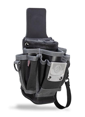 Veto MP2X leather-backed pouch front view for quick tool access
