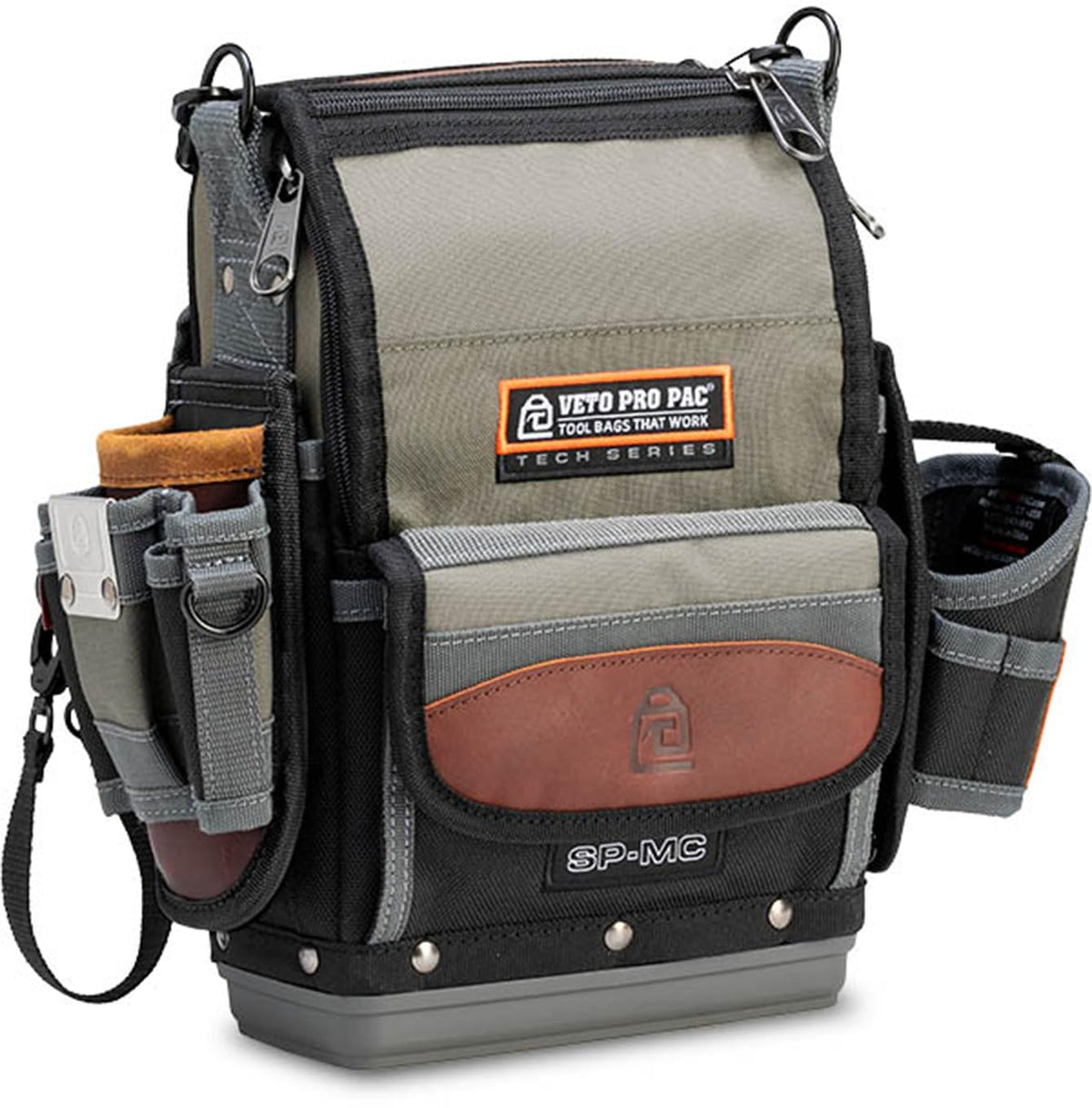 Veto Pro Pac SP-MC removable tool pouch keeps screwdrivers and pliers organized