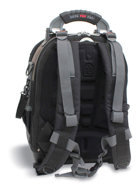 Veto Pro Pac Tech Pac side pockets store small parts and fittings.