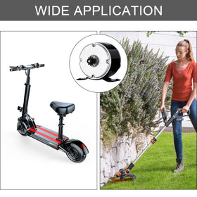 Vevitts 8mm shaft motor compatible with direct-drive sprockets.