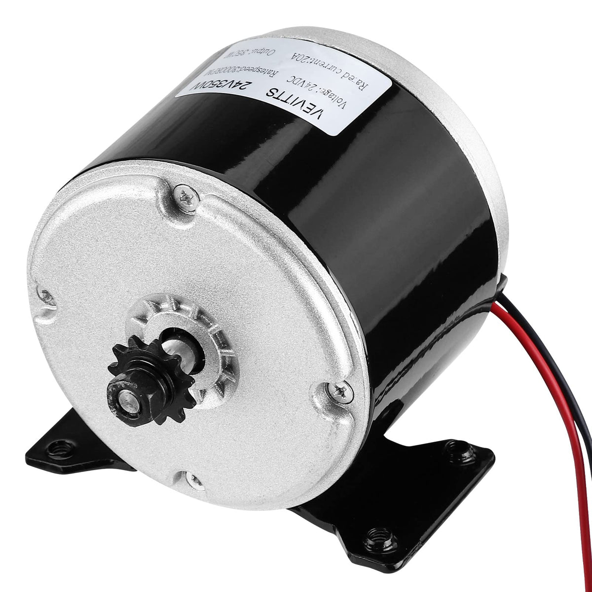 Vevitts 350W motor with aluminum body for durable DIY e-scooter projects.