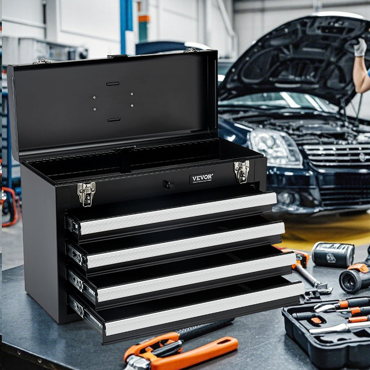 VEVOR 0.6mm steel construction delivers lasting durability and impact resistance