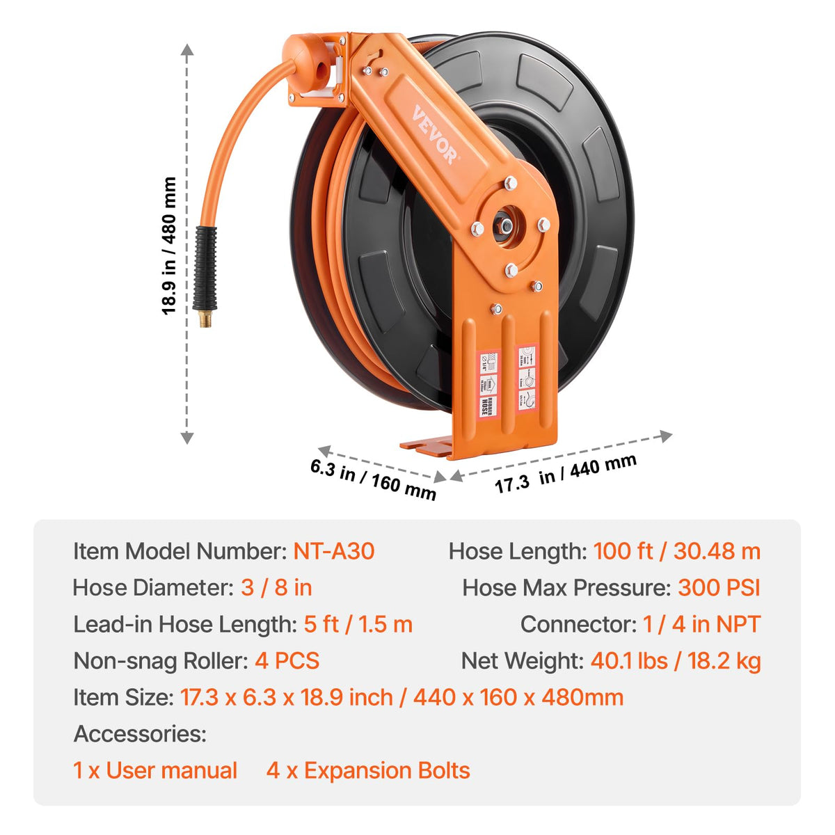 VEVOR 1/4 NPT connector simplifies tool attachment and airflow