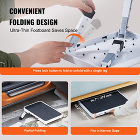 VEVOR 1-Step Folding Stepladder top area with anti-slip grip