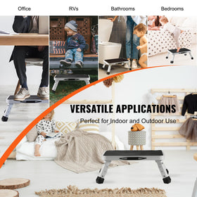 VEVOR 1-Step Folding Stepladder side handle aids carrying
