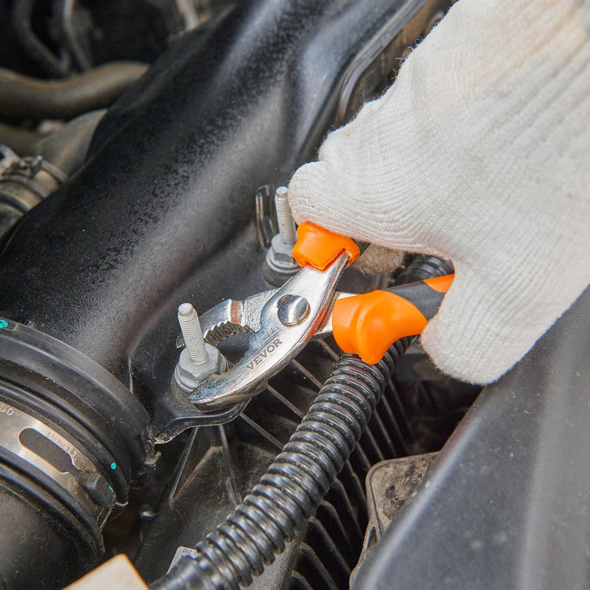VEVOR 10-inch adjustable wrench covers a broad range of fasteners.