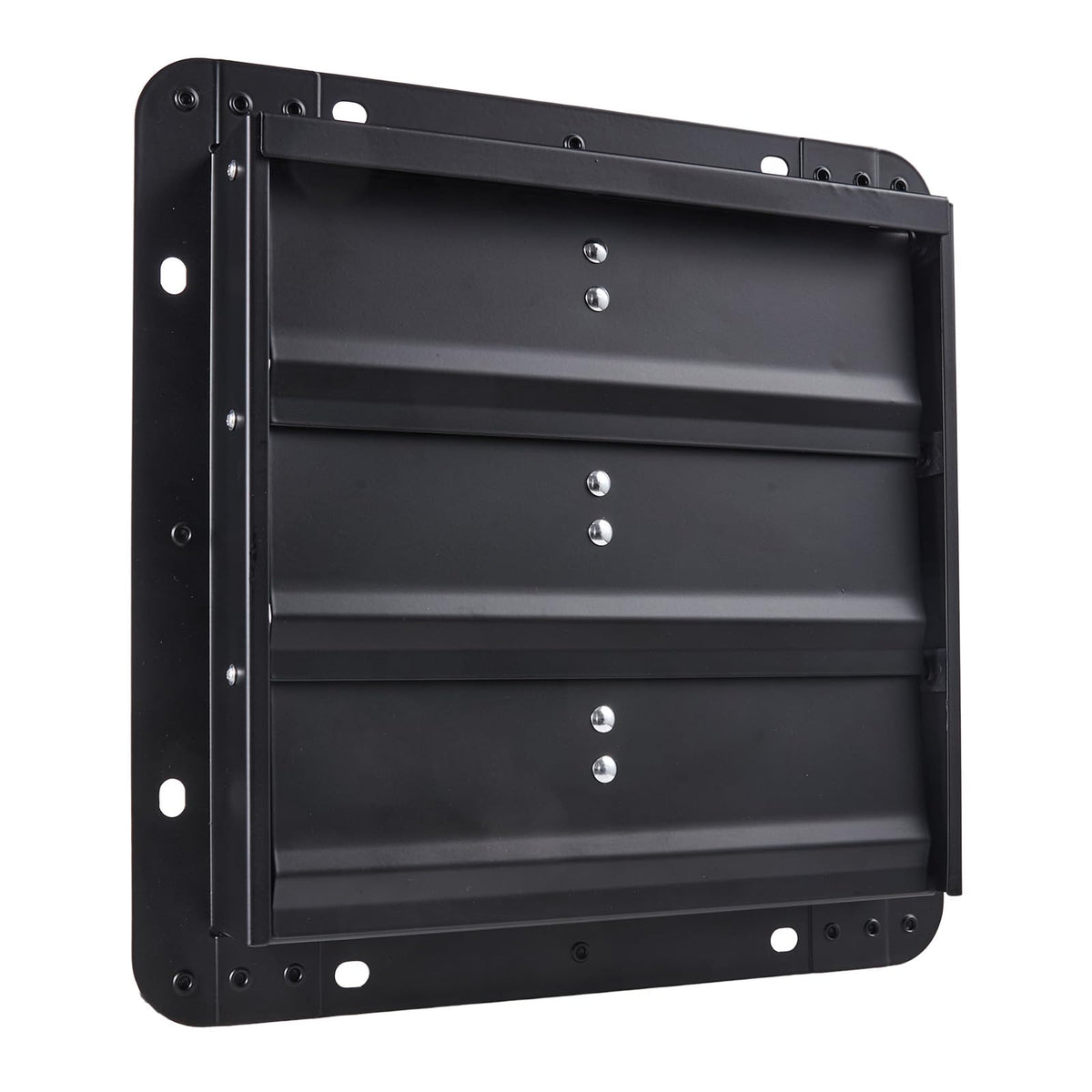 VEVOR black finish complements rooms while delivering robust ventilation
